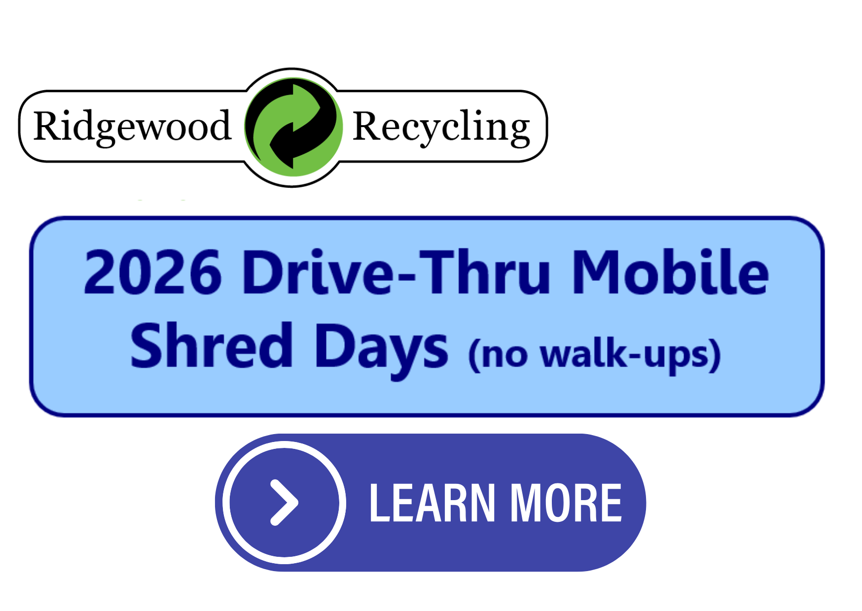Ridgewood Shred Day Flyer