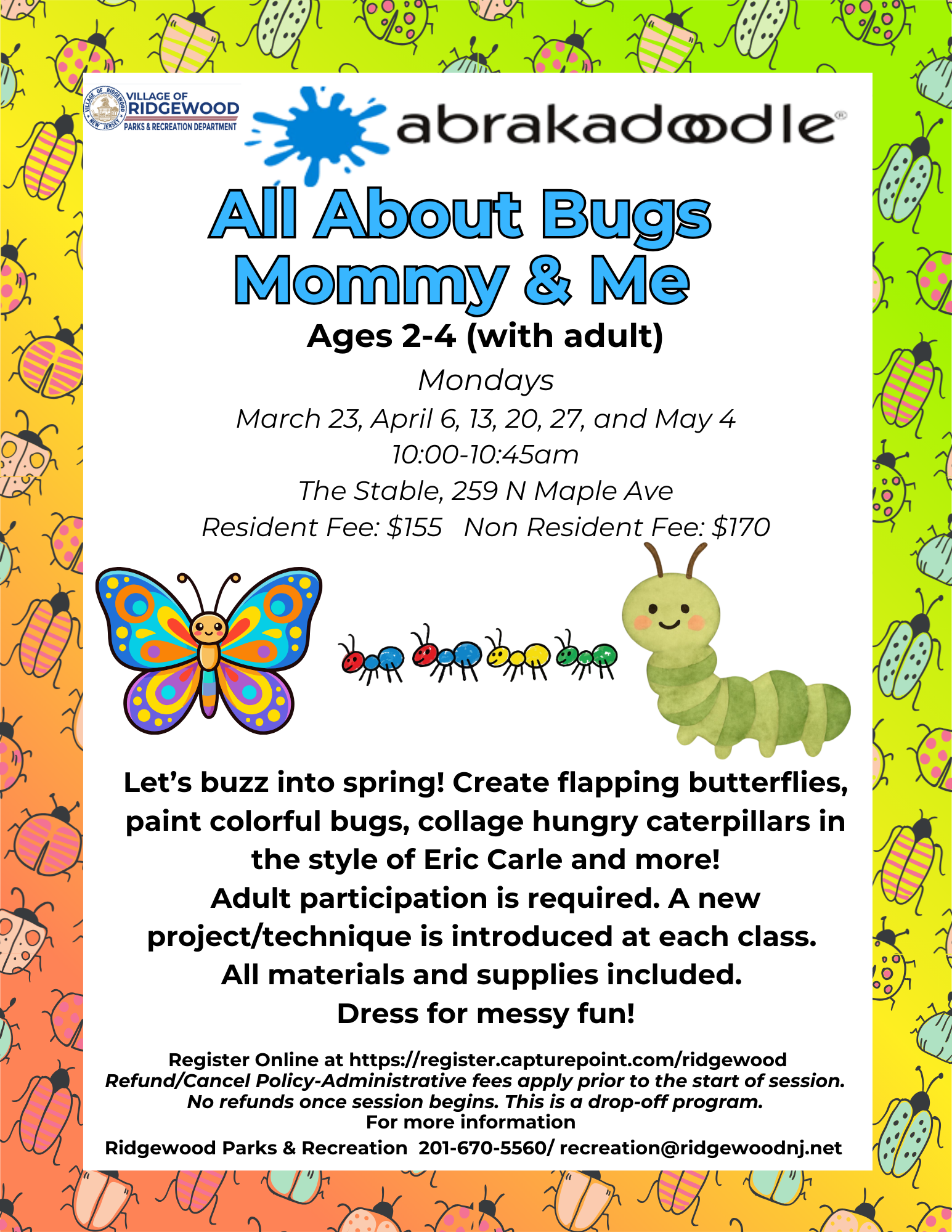 Mommy and Me All About Bugs Spring 2026