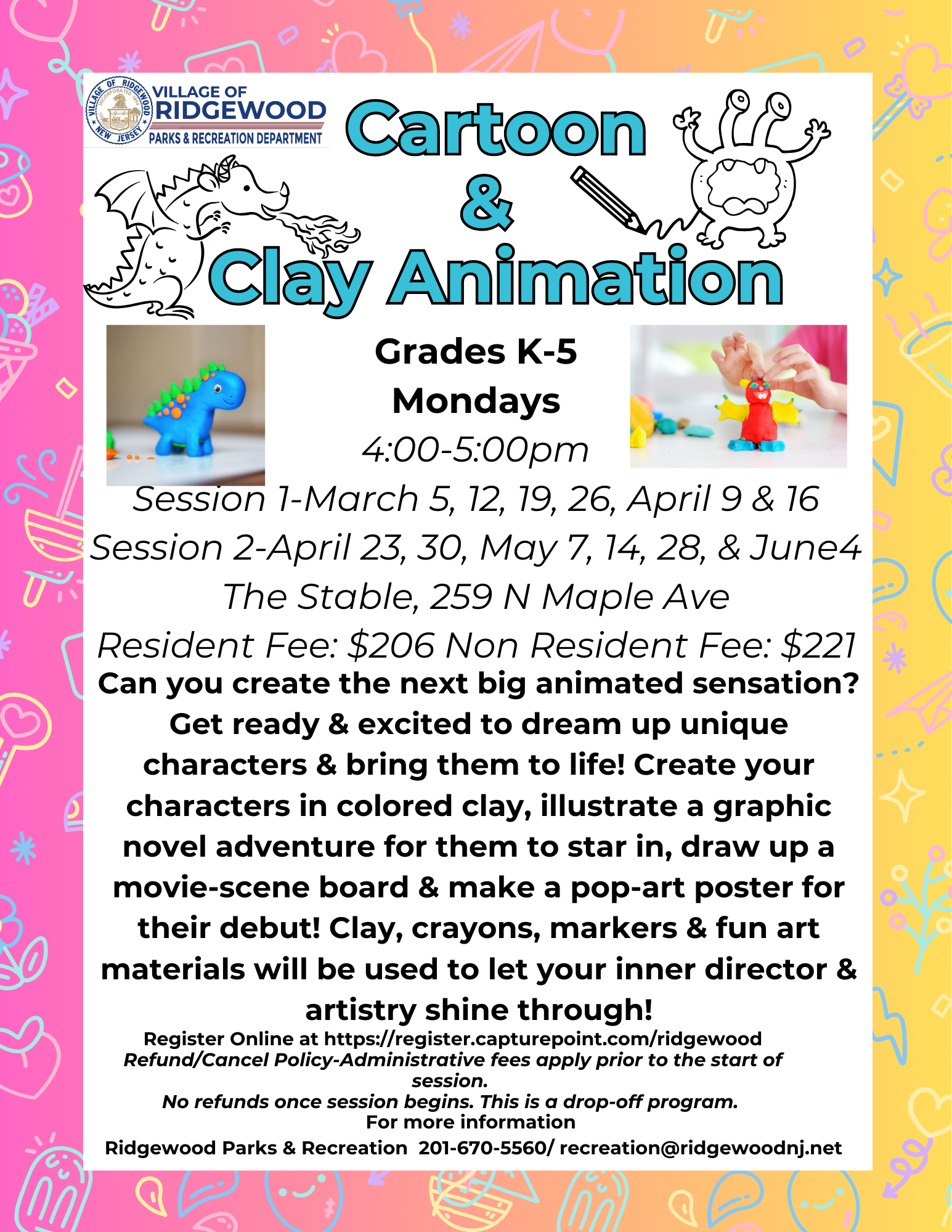 Cartoon and clay spring 2026