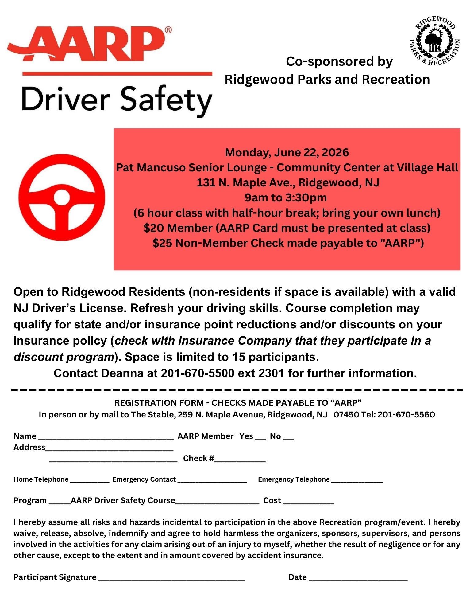 AARP Driver Safety June 22