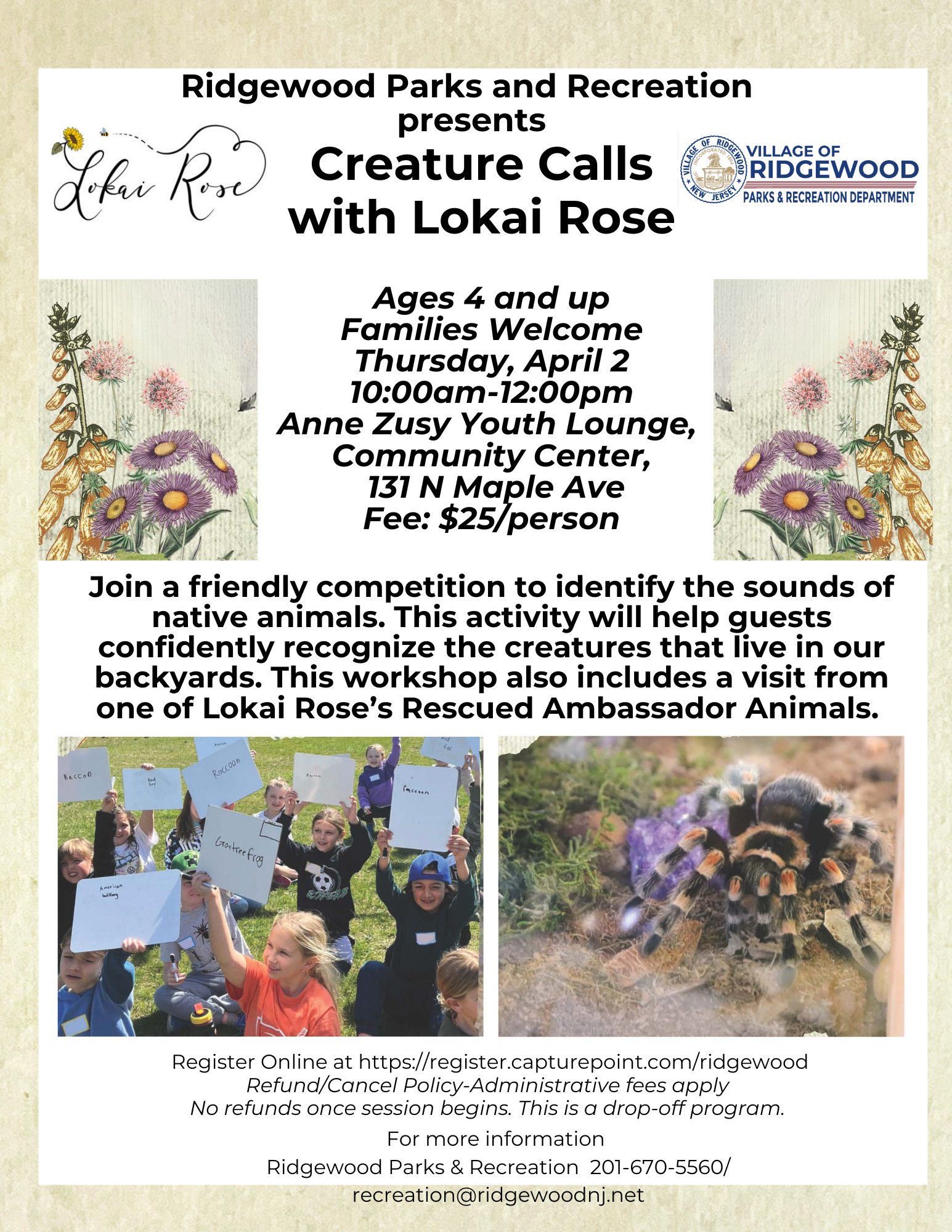 lokai rose creature calls